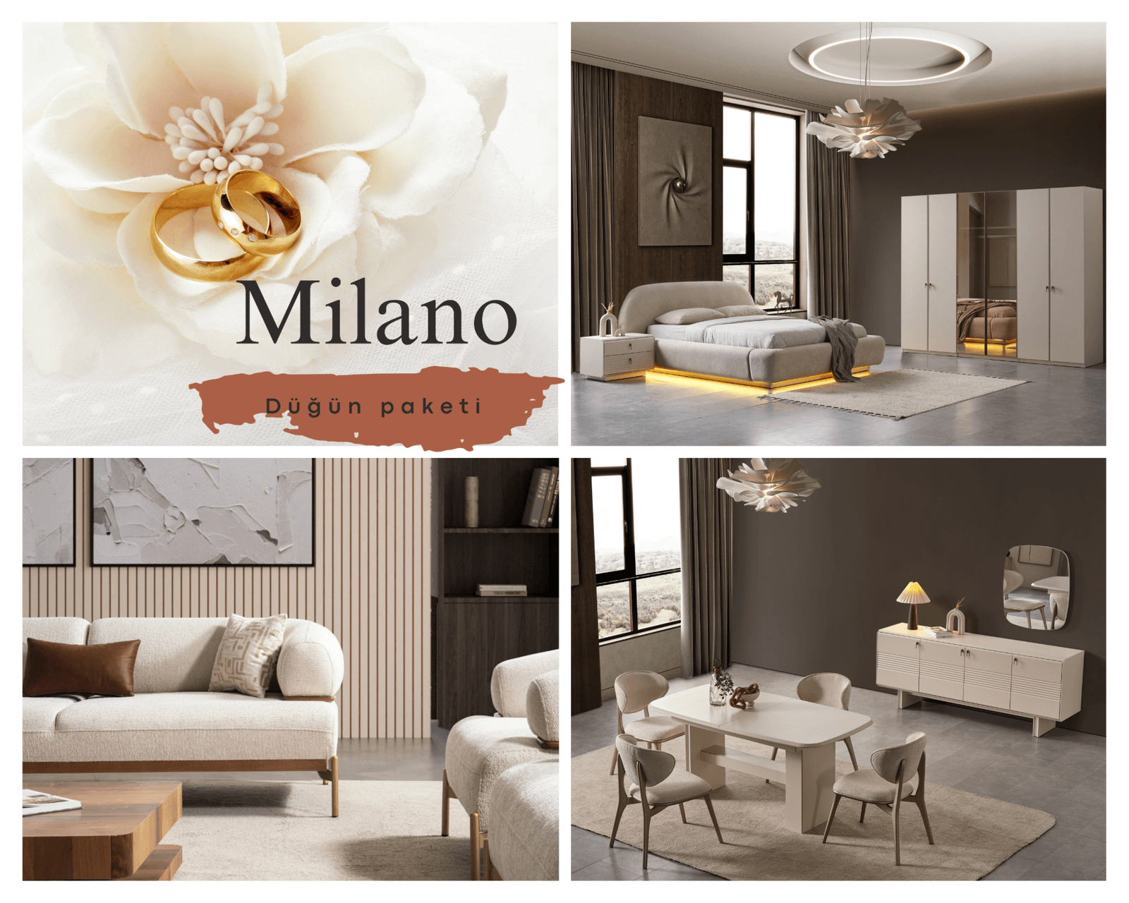 Mi̇lano Hochzeitspaket