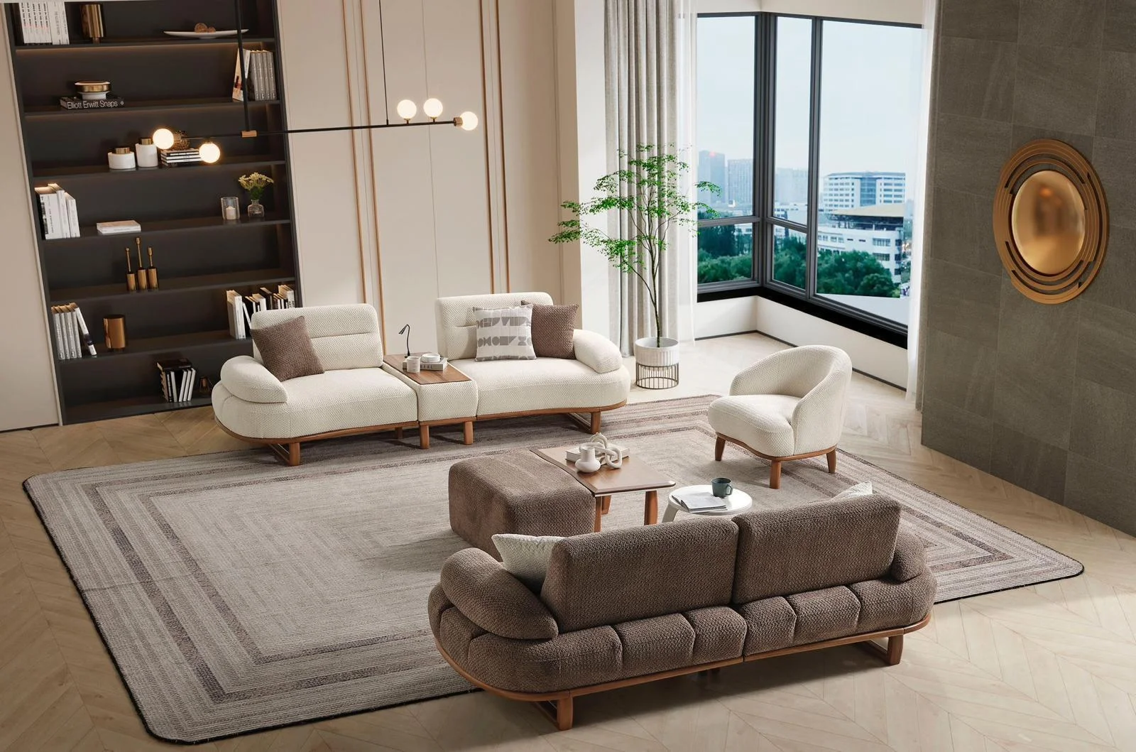 Gi̇ola Sofa Set
