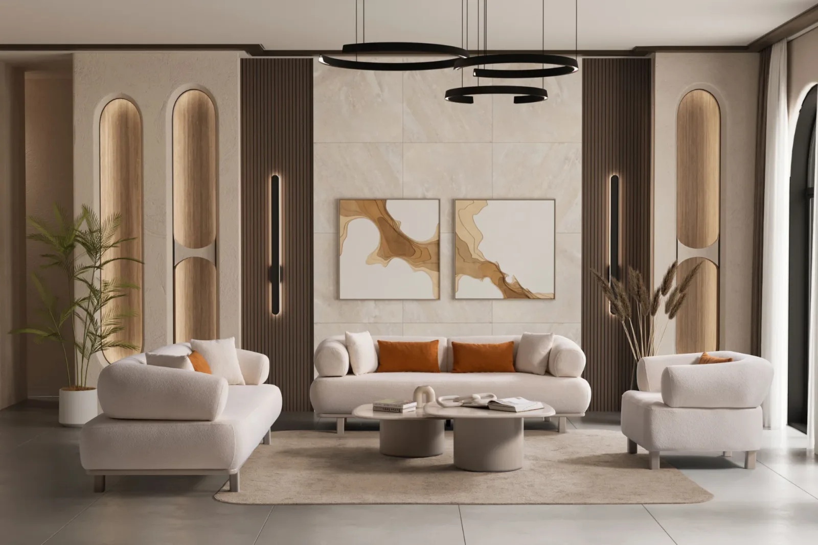 Latte Sofa Set