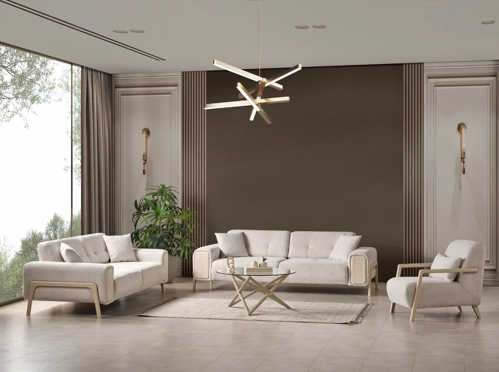 Mi̇ran Sofa Set