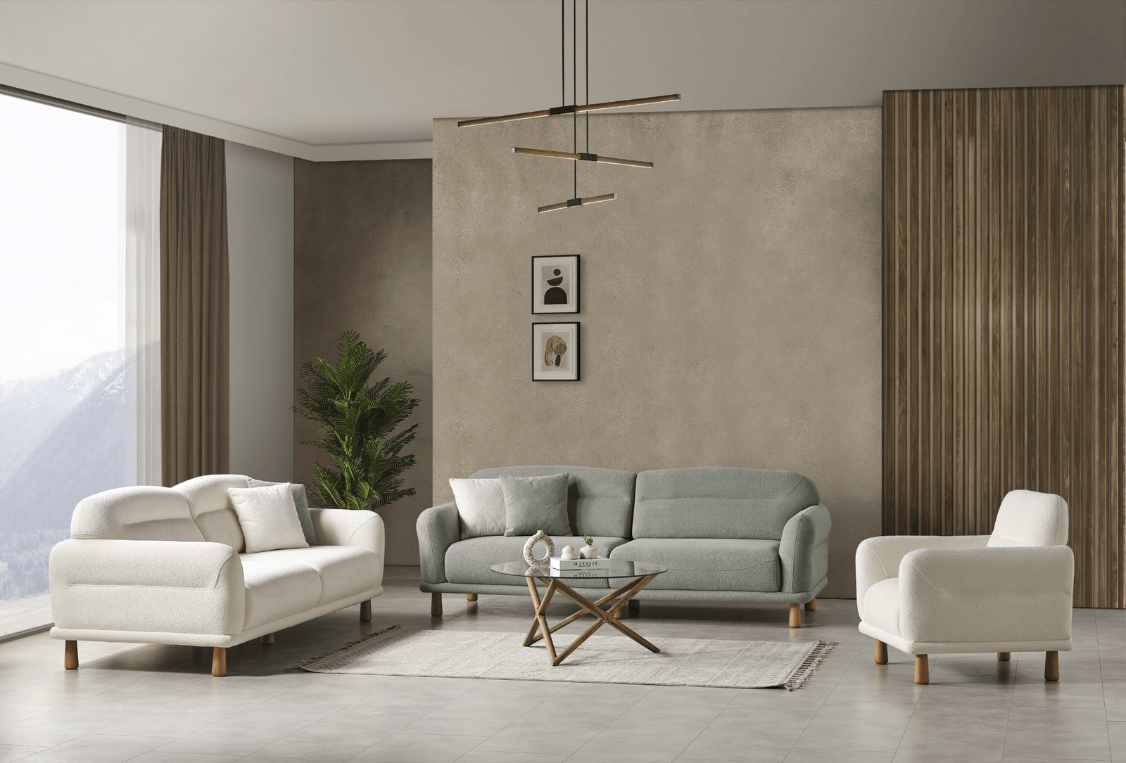 Deri̇n Sofa Set