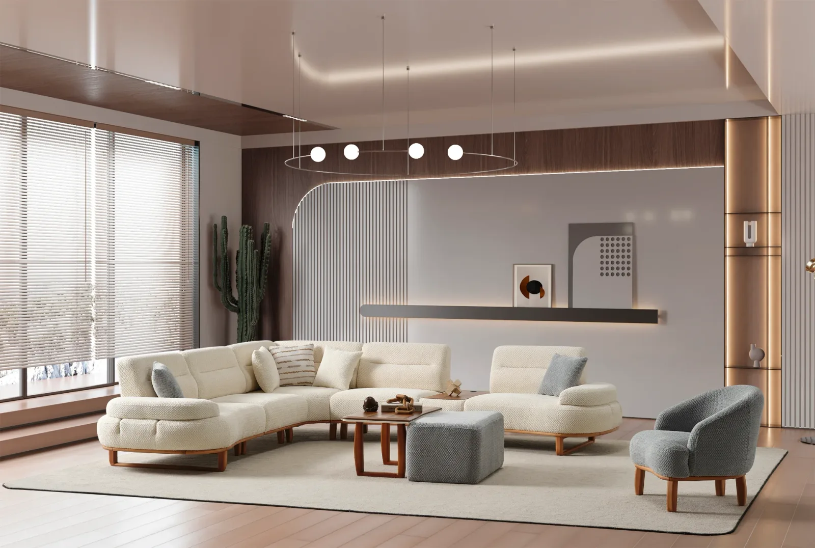 Gi̇ola Ecksofa-Set
