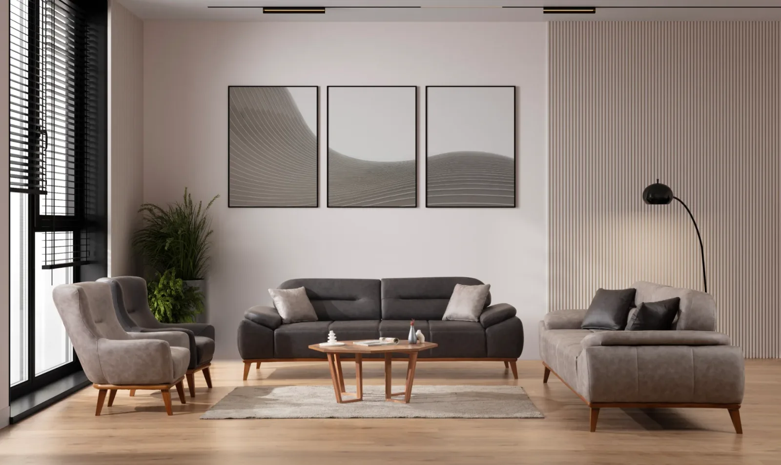 Soft Sofa Set